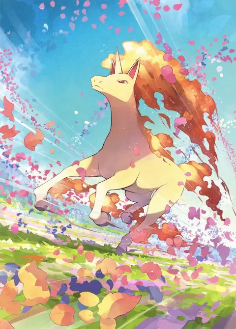 Rapidash card art