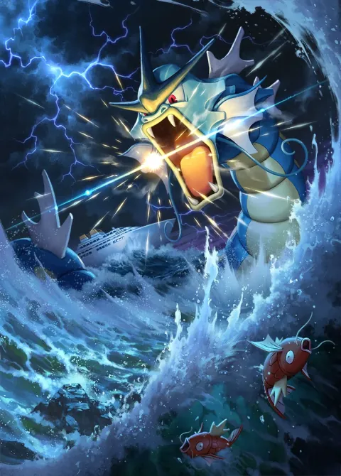 Gyarados card art