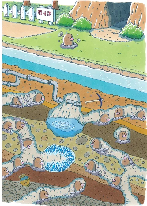 Diglett card art