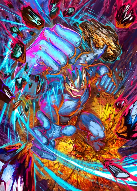 Machamp ex card art