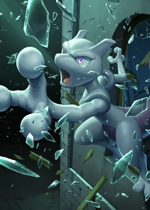 Mewtwo ex card art