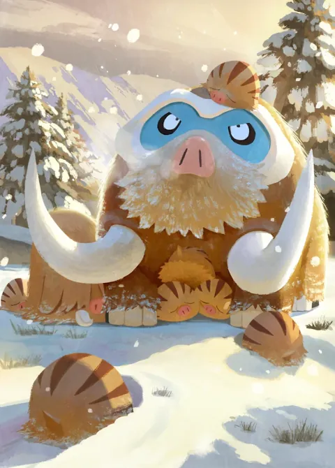 Mamoswine card art