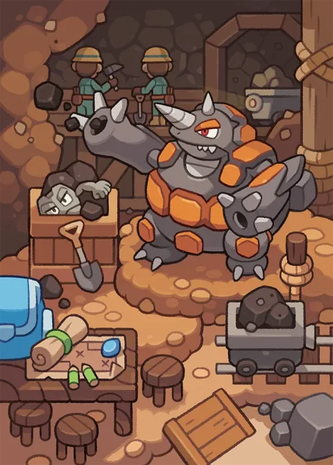 Rhyperior card art