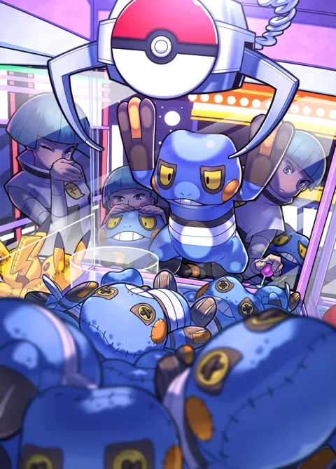 Croagunk card art from Space-Time Smackdown (#173), Art Rare