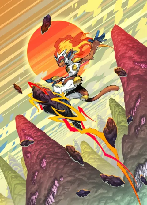 Infernape ex card art