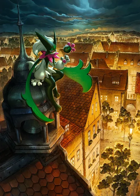 Meowscarada card art