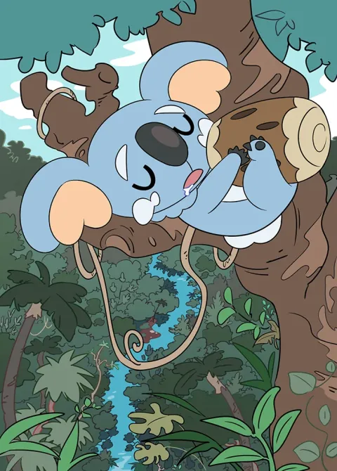 Komala card art from Celestial Guardians (#179), Art Rare