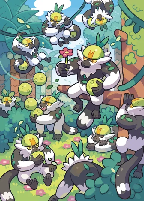 Passimian ex card art from Celestial Guardians (#205), Special Art Rare