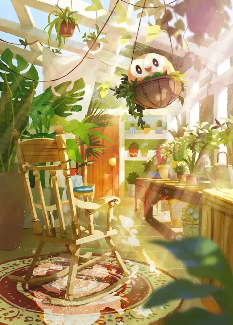 Rowlet card art