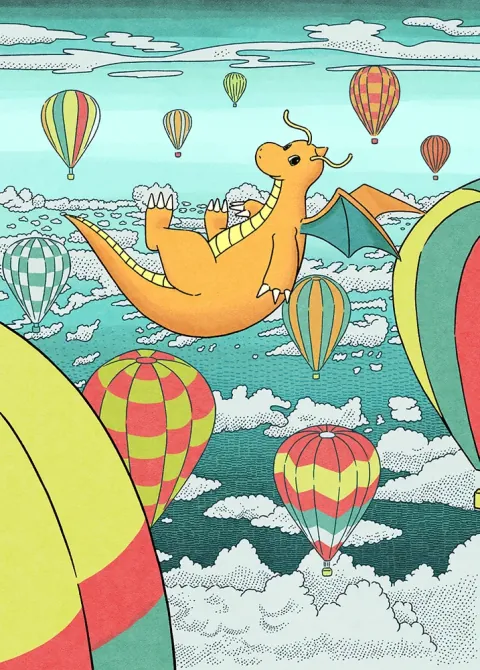 Dragonite ex card art