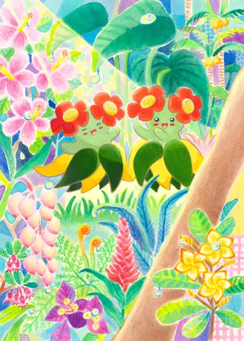 Bellossom card art