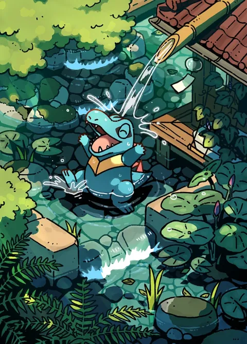 Totodile card art