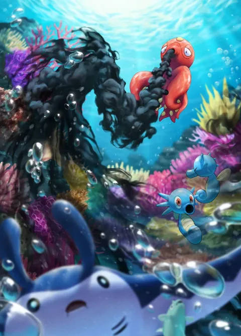 Octillery card art from Wisdom of Sea and Sky (#169), Art Rare