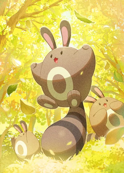 Sentret card art from Wisdom of Sea and Sky (#181), Art Rare
