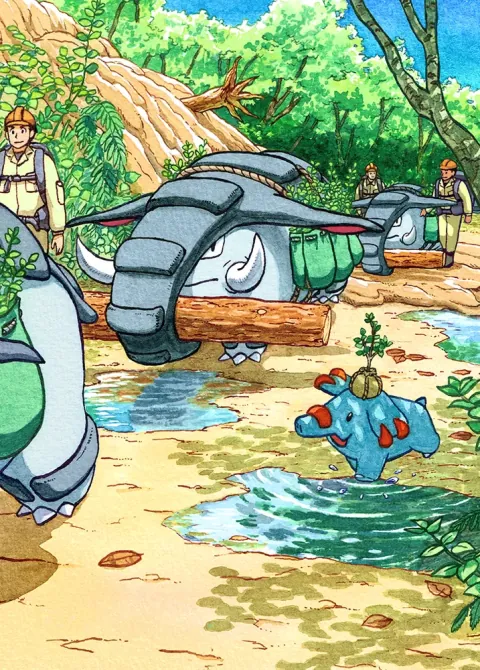 Donphan ex card art