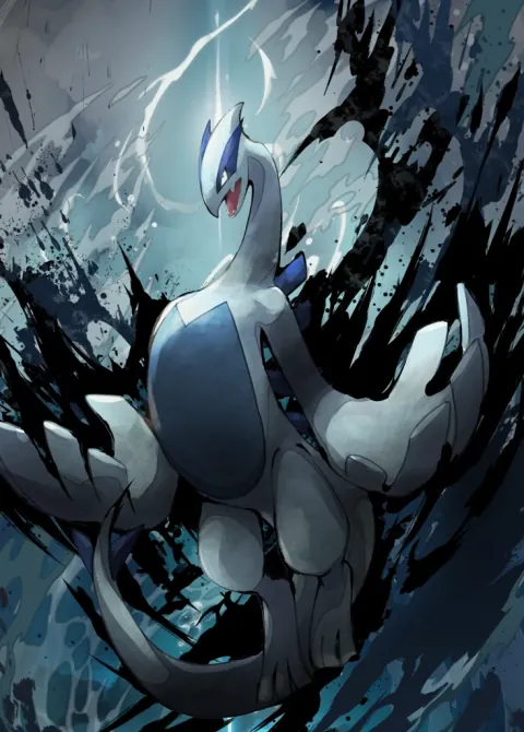 Lugia ex card art from Wisdom of Sea and Sky (#211), Immersive Rare
