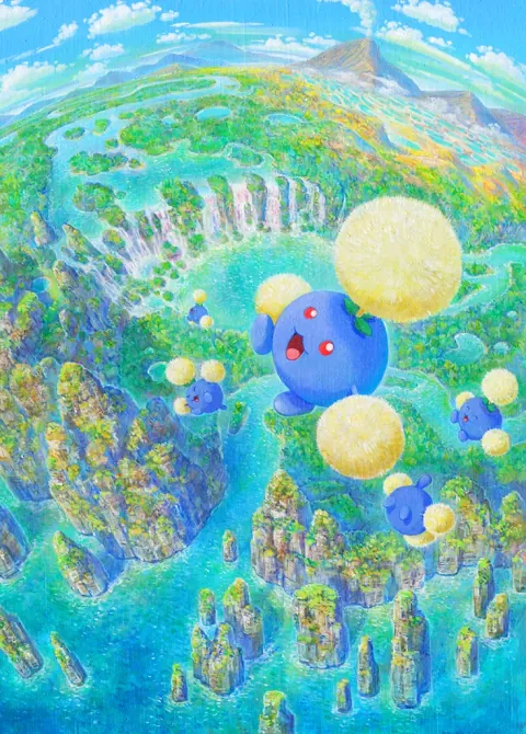 Jumpluff ex card art