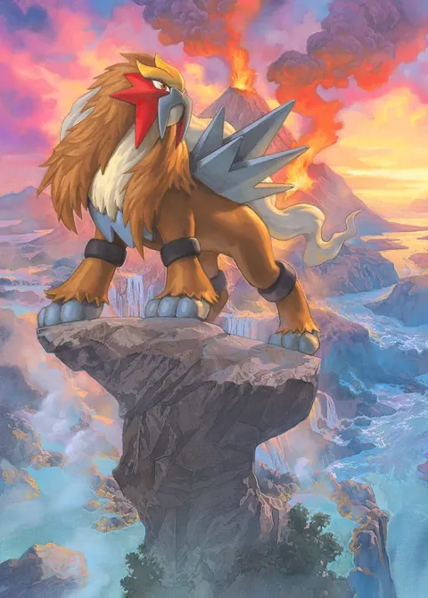 Entei ex card art