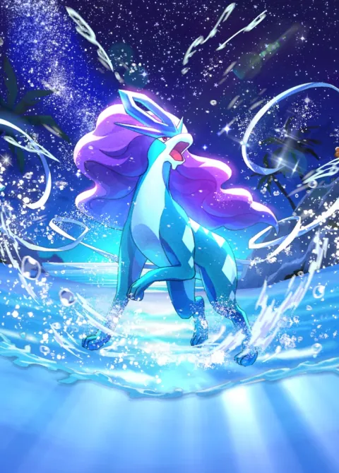 Suicune ex card art