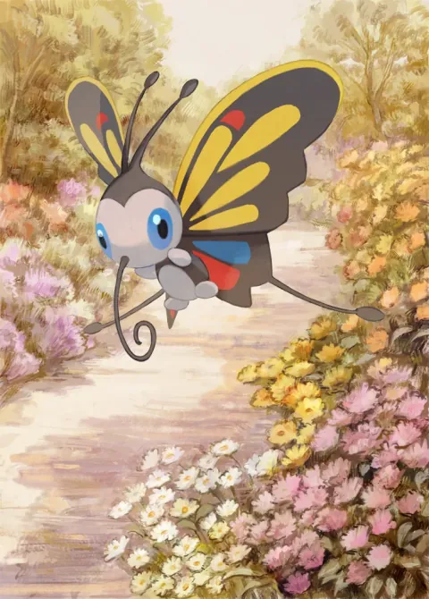 Beautifly card art from Mega Rising (#227), Art Rare
