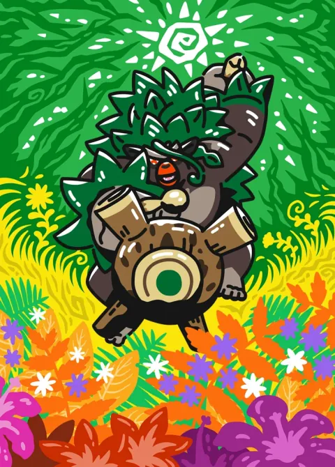 Rillaboom card art