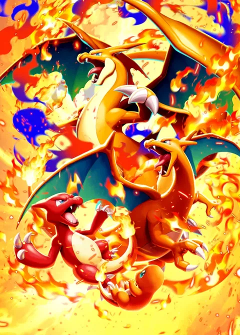 Mega Charizard Y ex card art