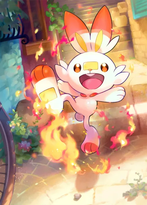 Scorbunny card art