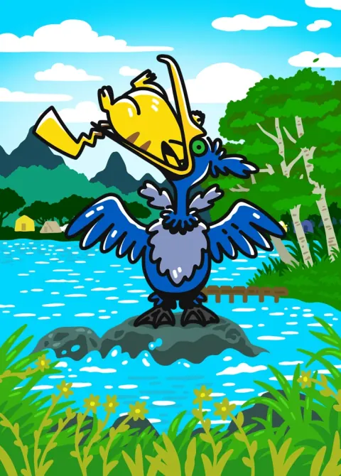 Cramorant card art
