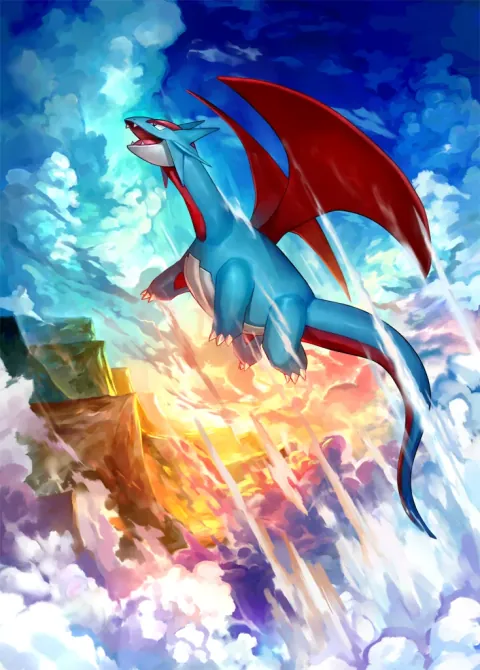 Salamence card art