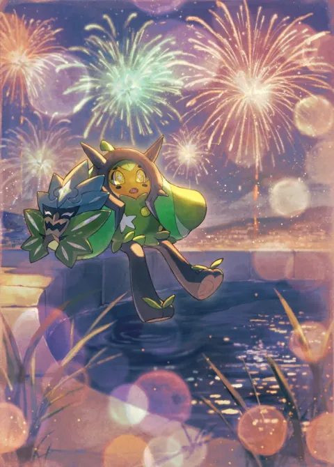 Teal Mask Ogerpon ex card art