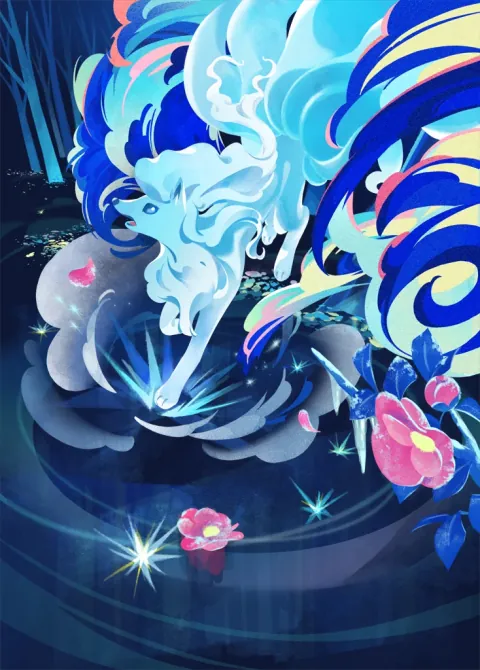 Alolan Ninetales ex card art