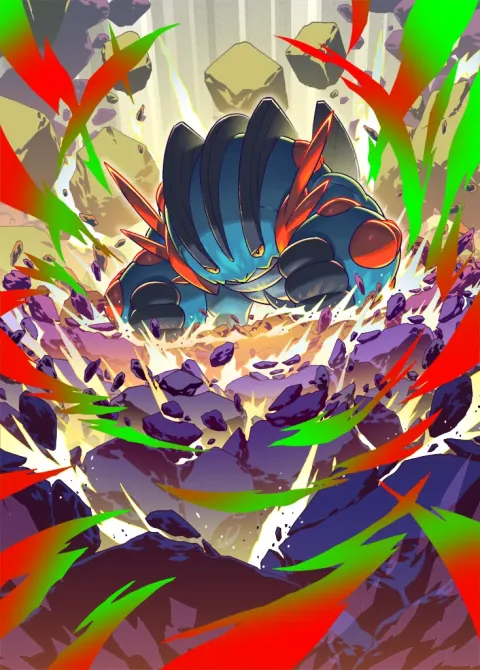 Mega Swampert ex card art