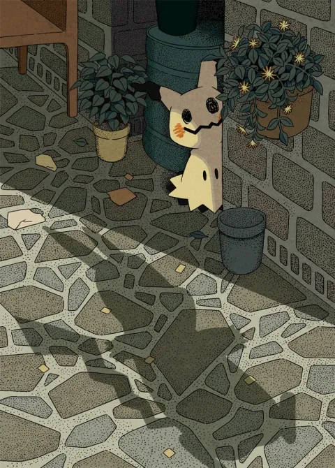 Mimikyu ex card art