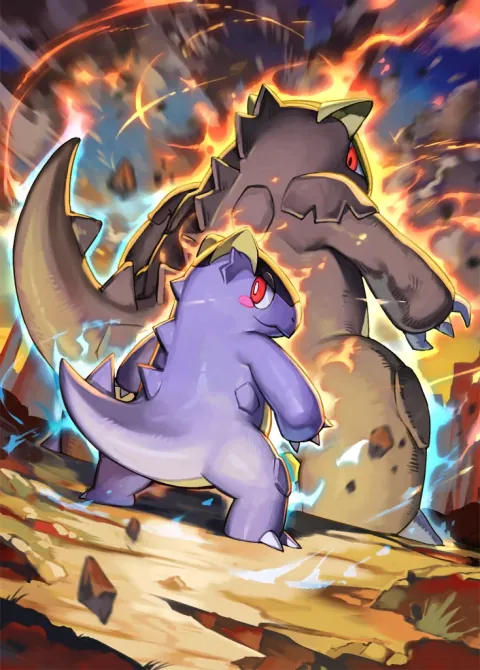 Mega Kangaskhan ex card art from Fantastical Parade (#202), Special Art Rare