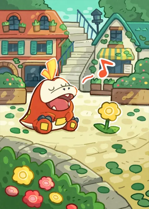 Fuecoco card art