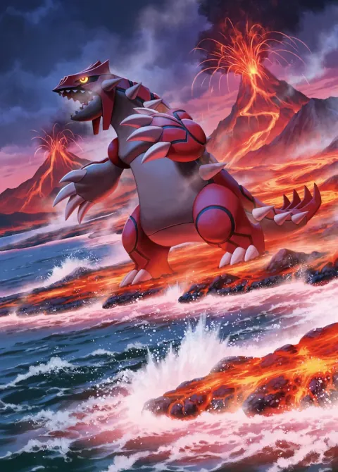 Groudon card art