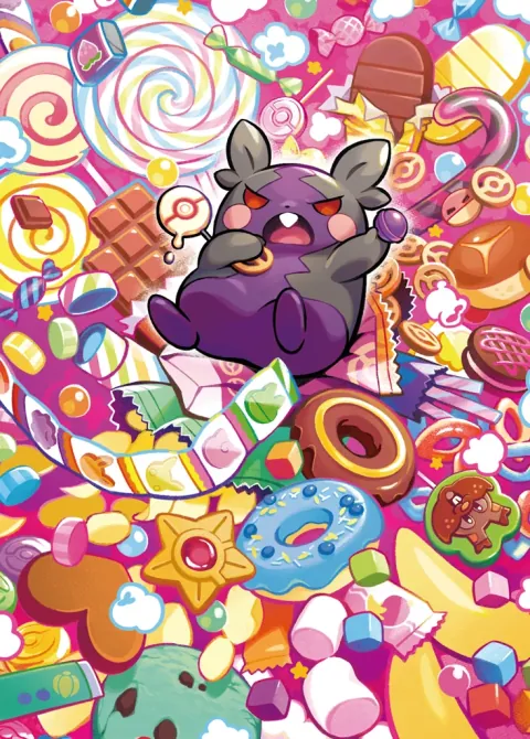 Morpeko card art from Mega Shine (#73), Art Rare