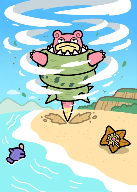 Mega Slowbro ex card art