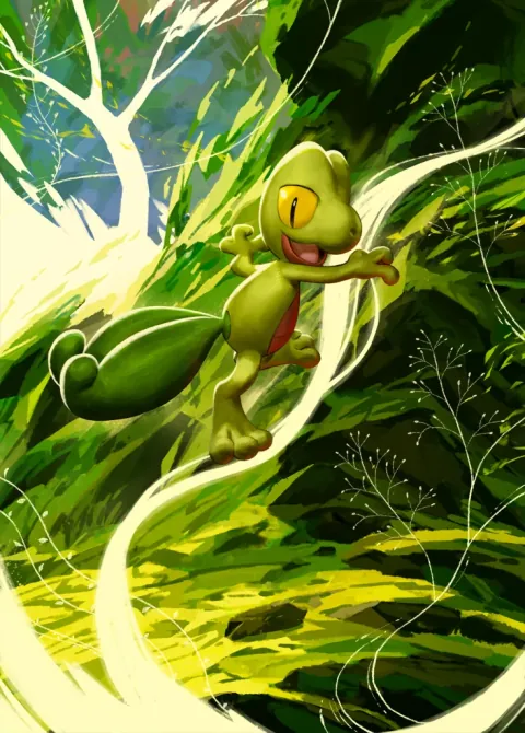 Treecko card art