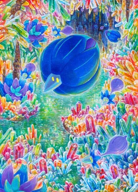 Glimmora card art from Paradox Drive (#78), Art Rare
