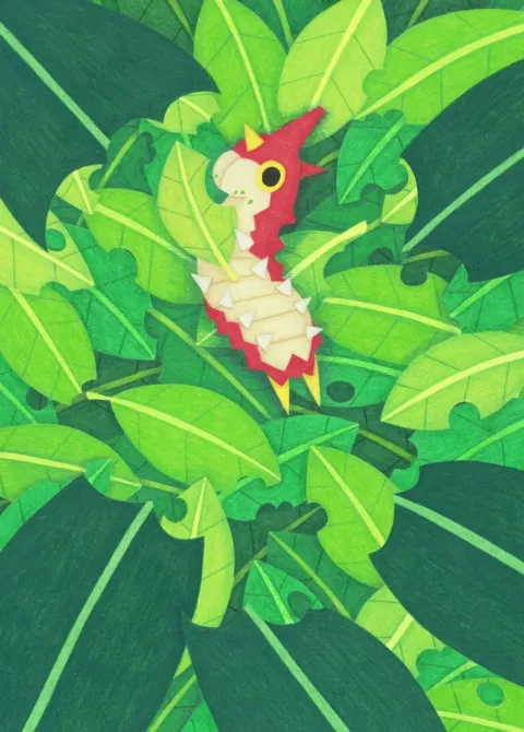 Wurmple card art