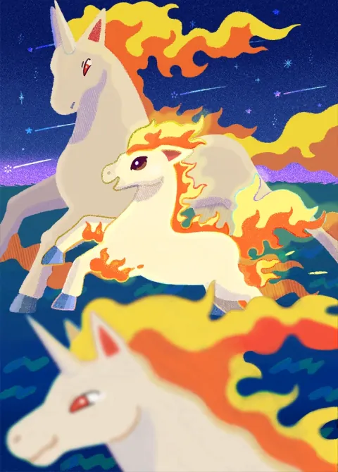 Ponyta card art