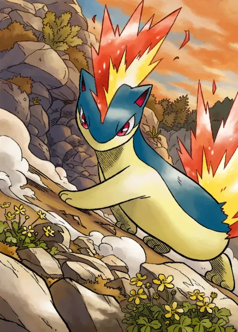 Quilava card art