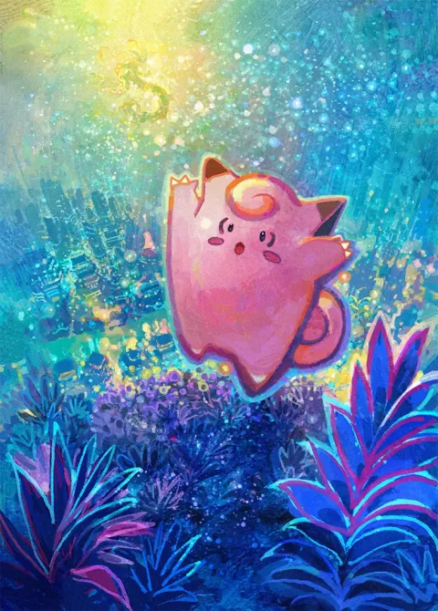 Clefairy card art