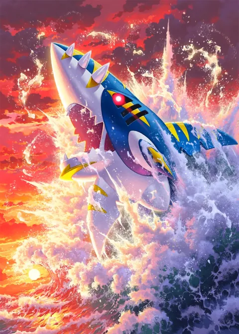 Mega Sharpedo ex card art