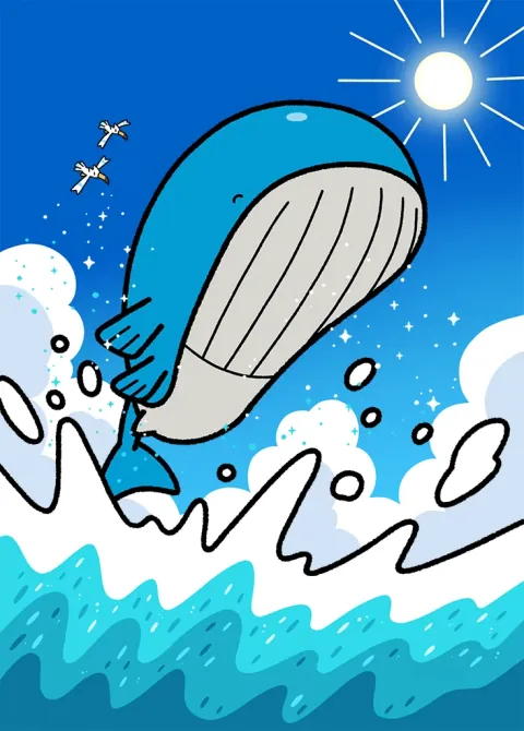 Wailord ex card art