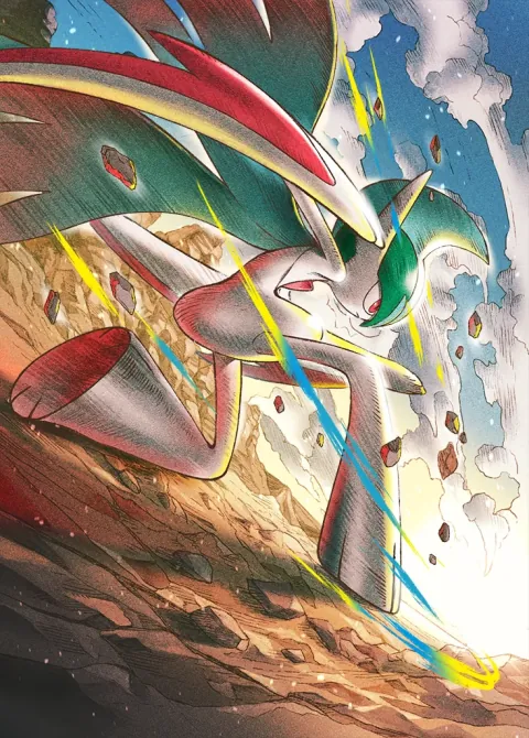 Mega Gallade ex card art