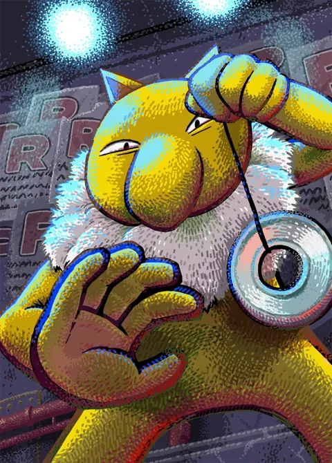 Team Rocket’s Hypno card art