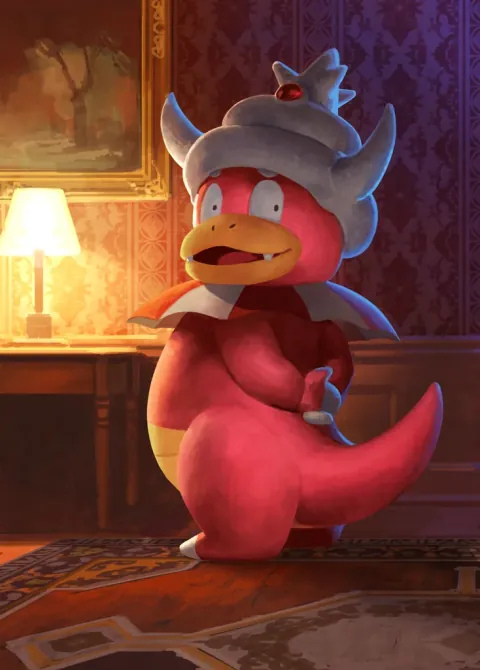 Team Rocket’s Slowking ex card art